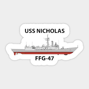 USS NICHOLAS - FFG-47 OH PERRY CLASS Sticker